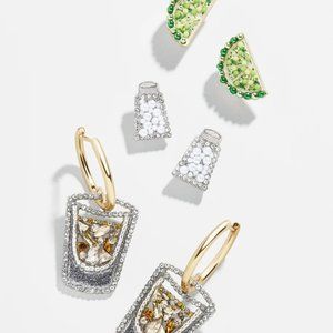 NWT - SOLD OUT BaubleBar Drink Earrings - Salt, Tequila, Lime